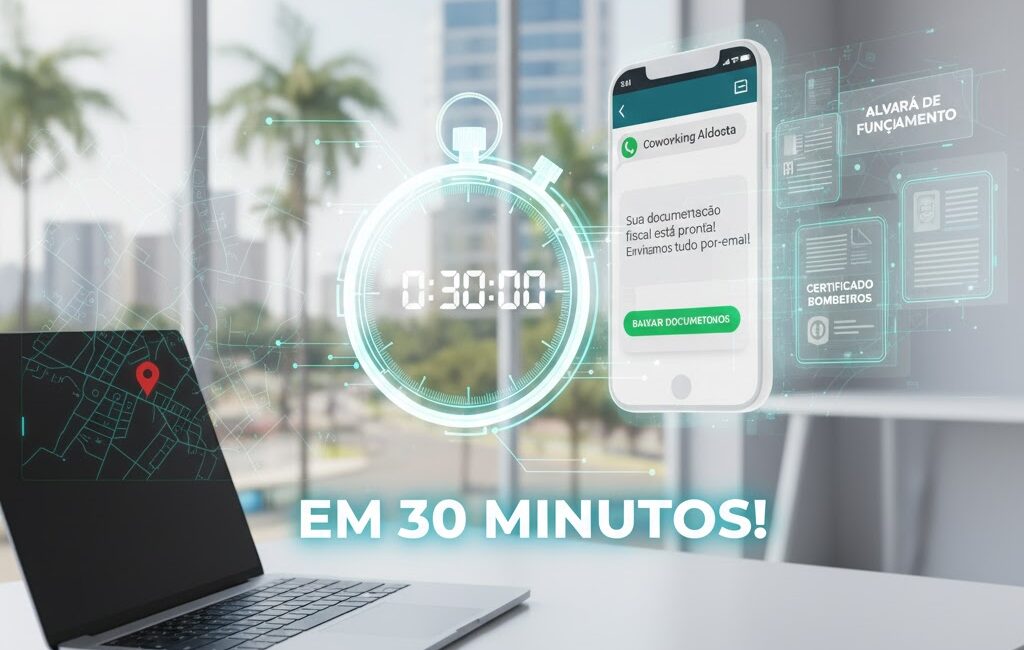 Documentação Fiscal CNPJ Rápido Coworking Aldeota
